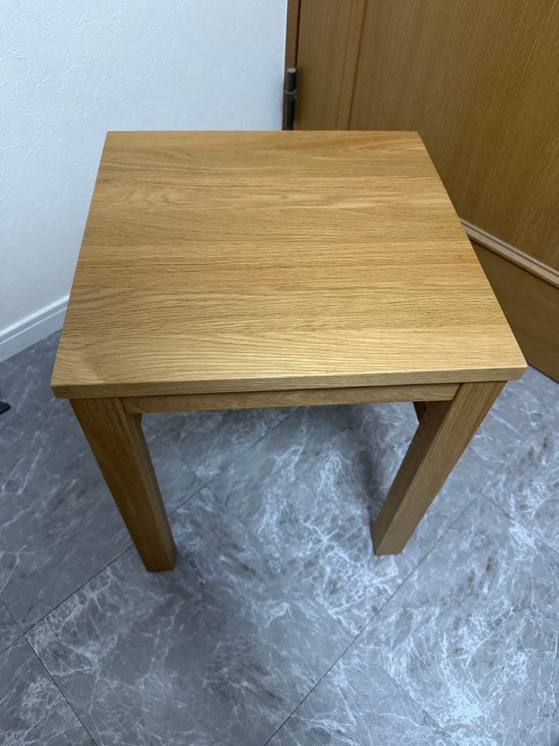 無印　木製サイドテーブル