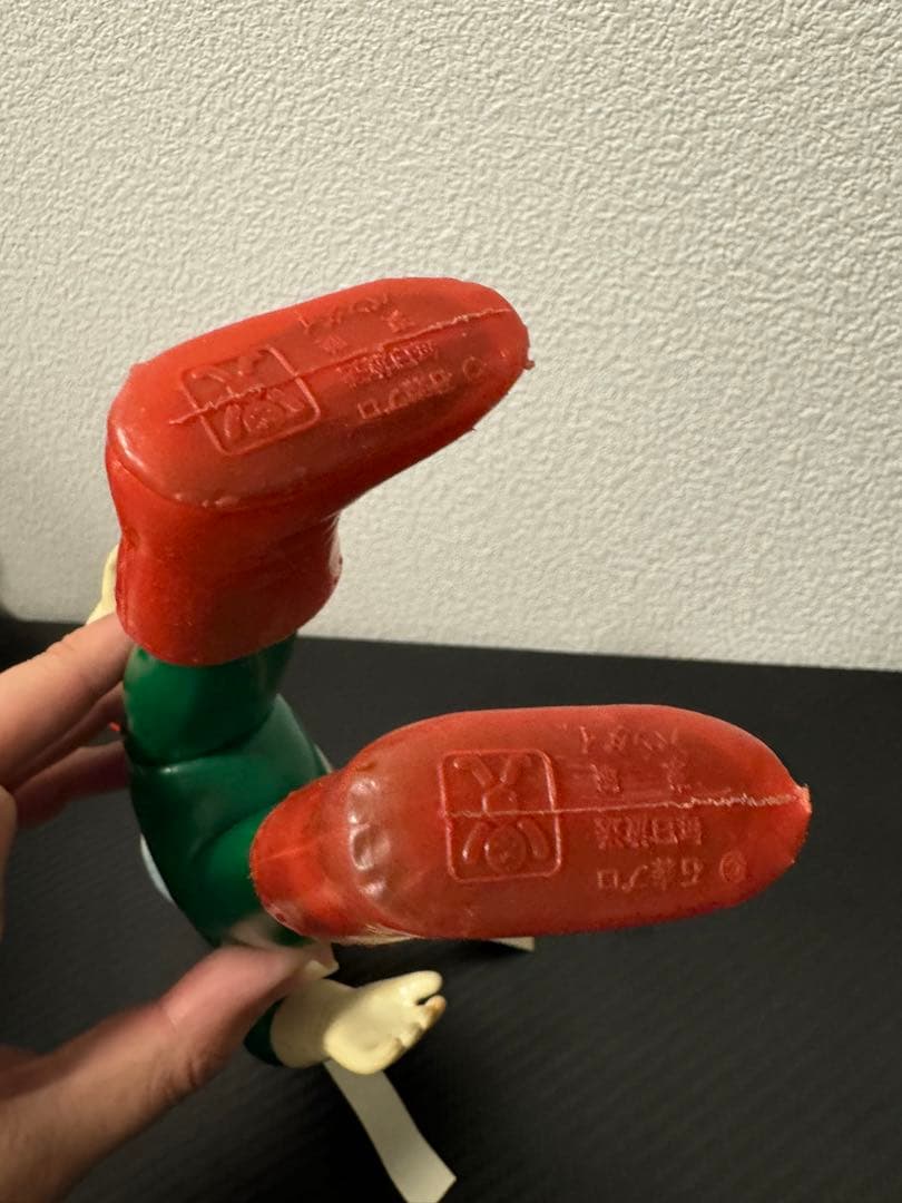 旧バンダイ　仮面ライダーV3 面取れ　ソフビ　当時物