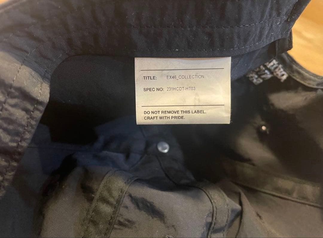 WTAPS 黒 ナイロンキャップ