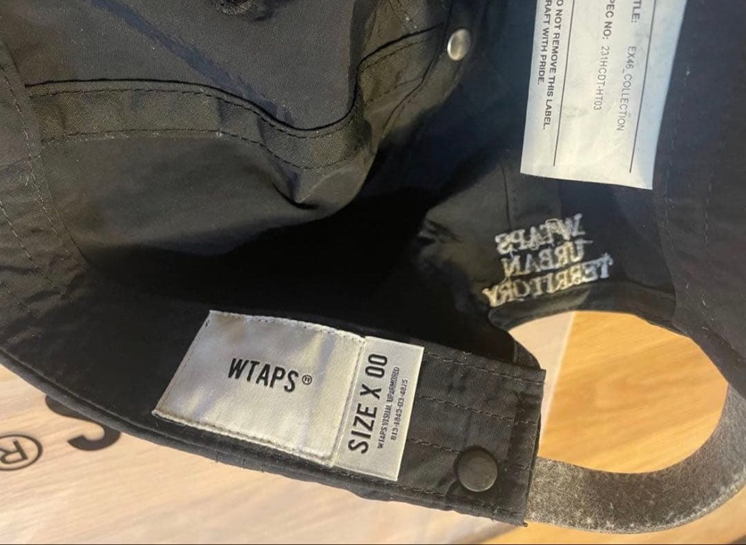 WTAPS 黒 ナイロンキャップ