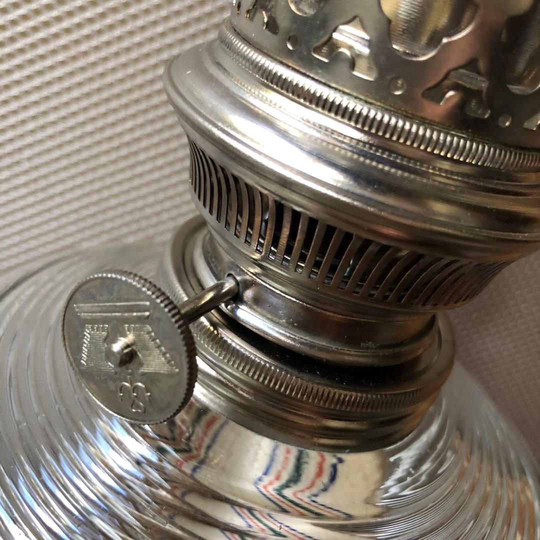 ✨ヴィンテージ✨オイルランプ✨全長52cm✨骨董市✨未使用✨美品✨