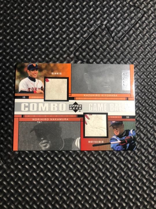 UPPER DECK. 清原和博.中村紀洋.COMBO.GAME BALL❗️❗️❗️