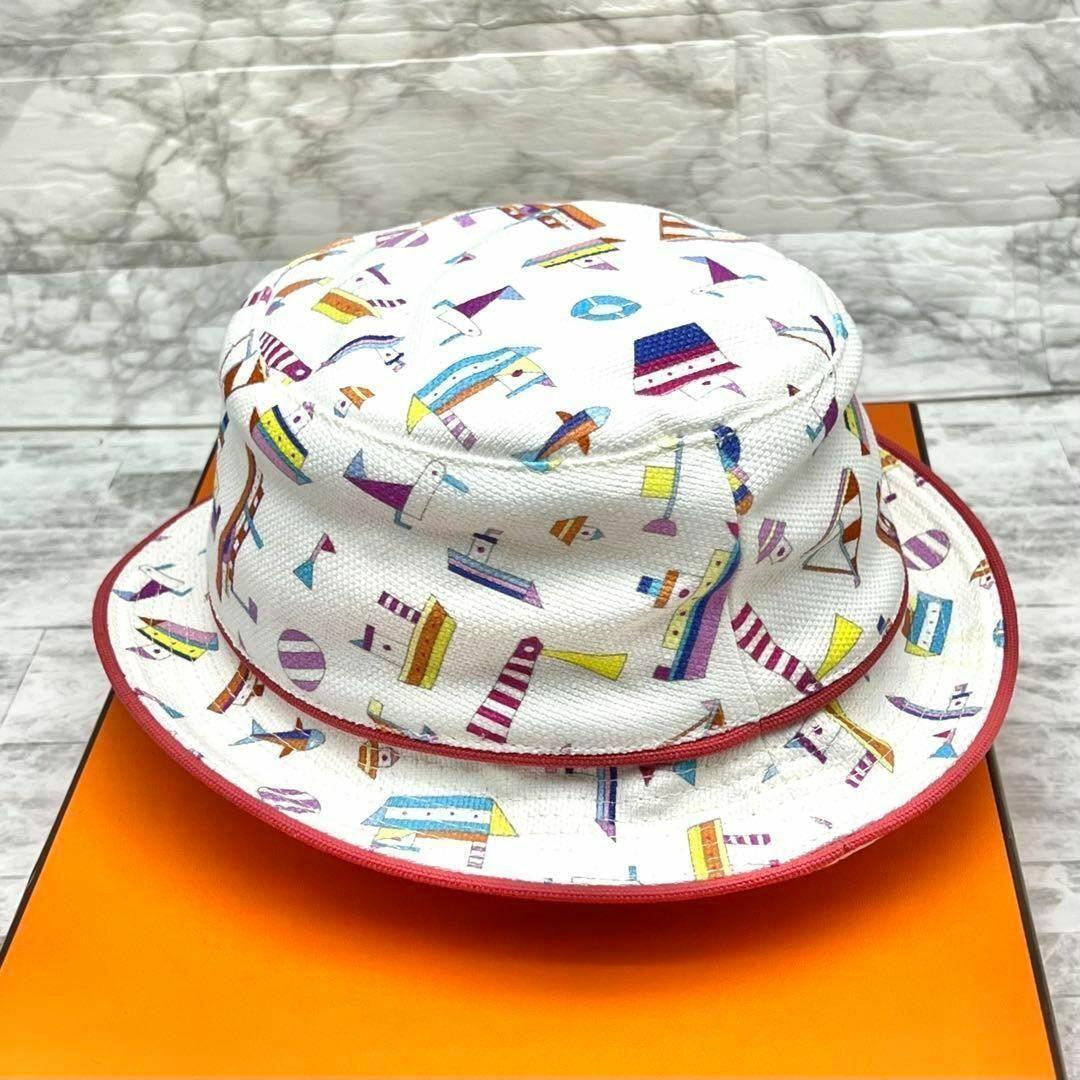 ★処分セール★エルメス　プティシャルティ　ハット　子供用　キッズ　サイズ52