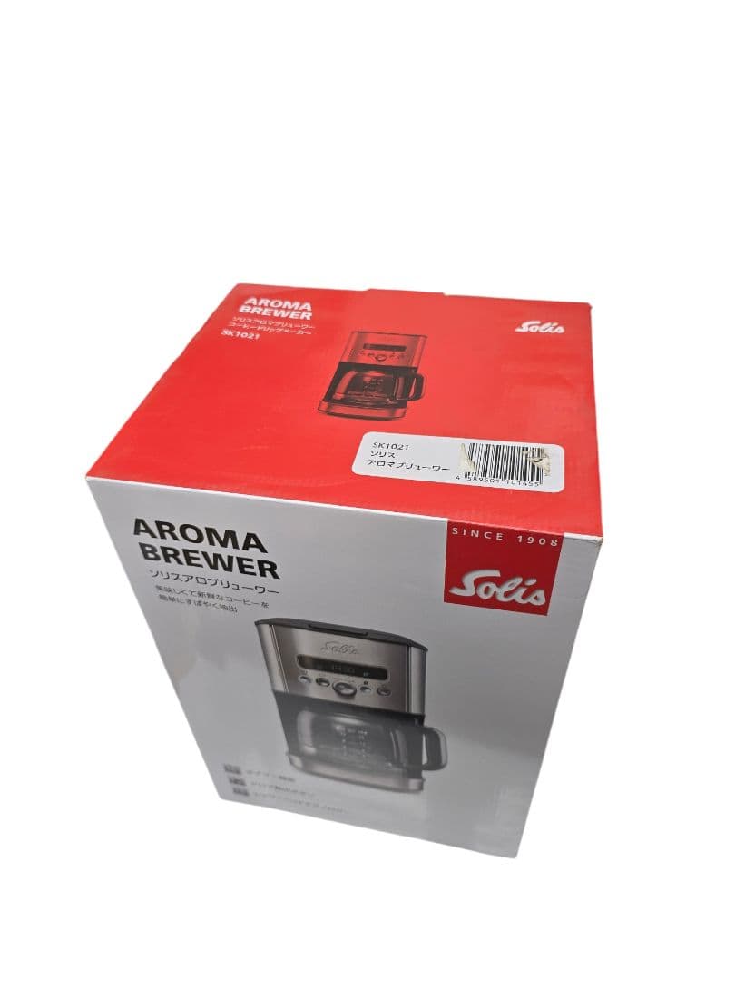 ②Solis AromaBrewerドリップコーヒーメーカーシルバーSK1021