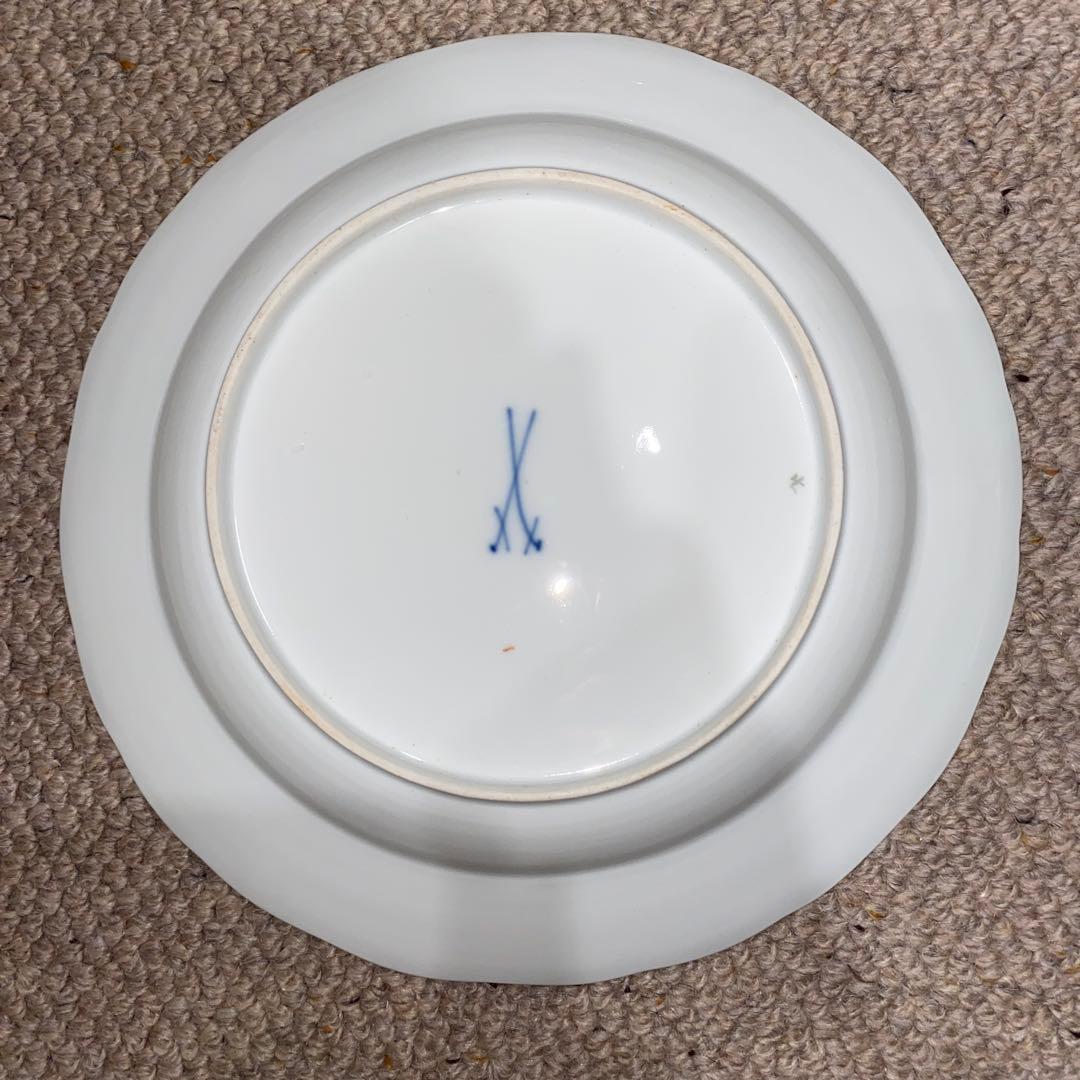 マイセン 大皿　24cm 5枚セット　スクラッチ無し