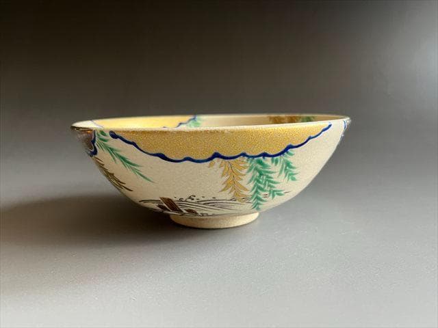 永楽善五郎　即全　柳水車　平茶碗　茶道具