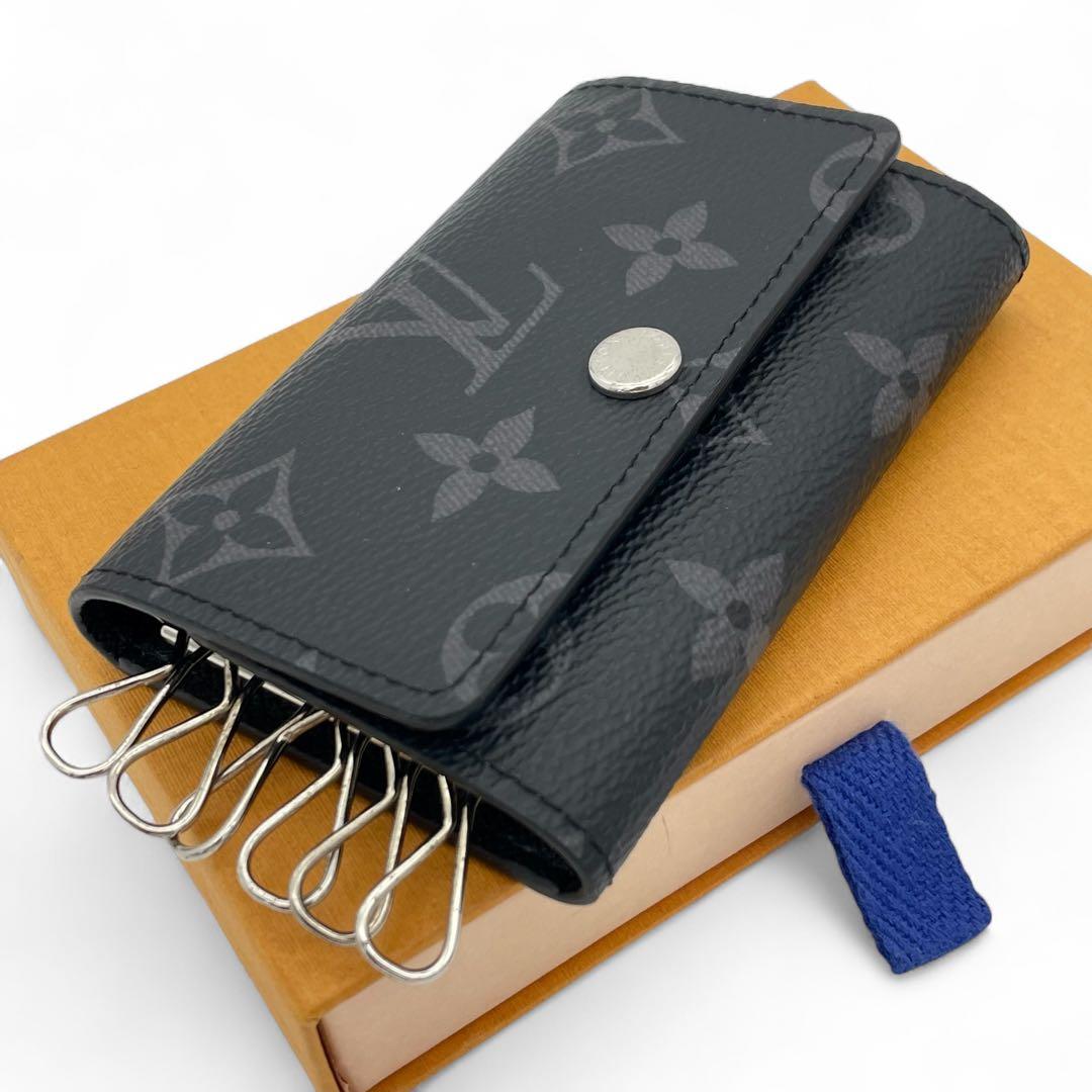 ルイヴィトン ミュルティクレ6 6連 キーケース モノグラム グレー エクリプス