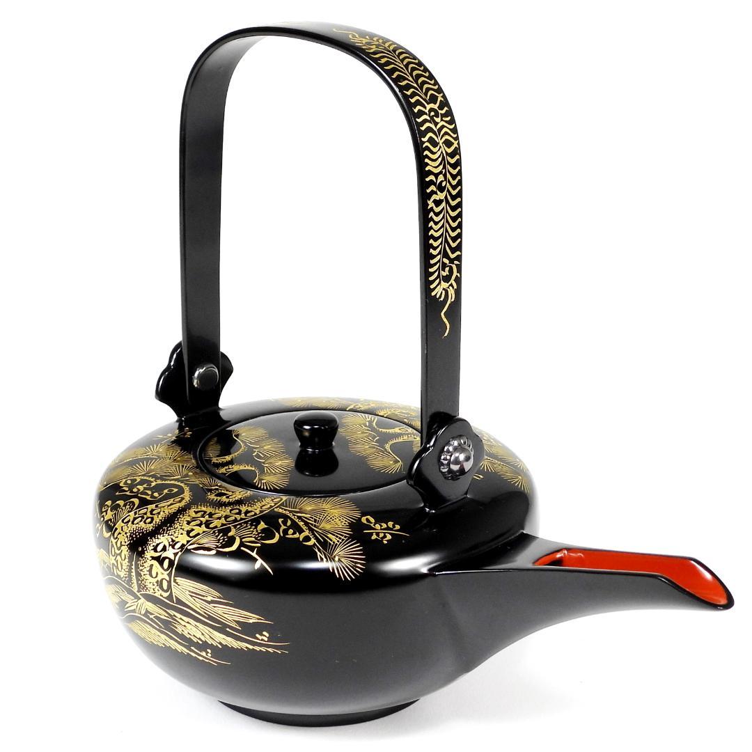 輪島塗　屠蘇器　正月　酒器　本漆　沈金　盃　銚子　盆　木製