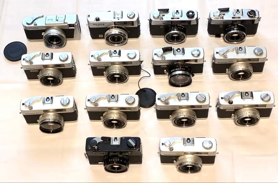 フィルムカメラ 14台セット　Konica C35／Fujica／Cosina