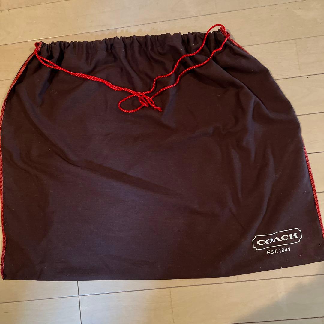 美品 Coach バッグ 中型 ベージュとブラウン