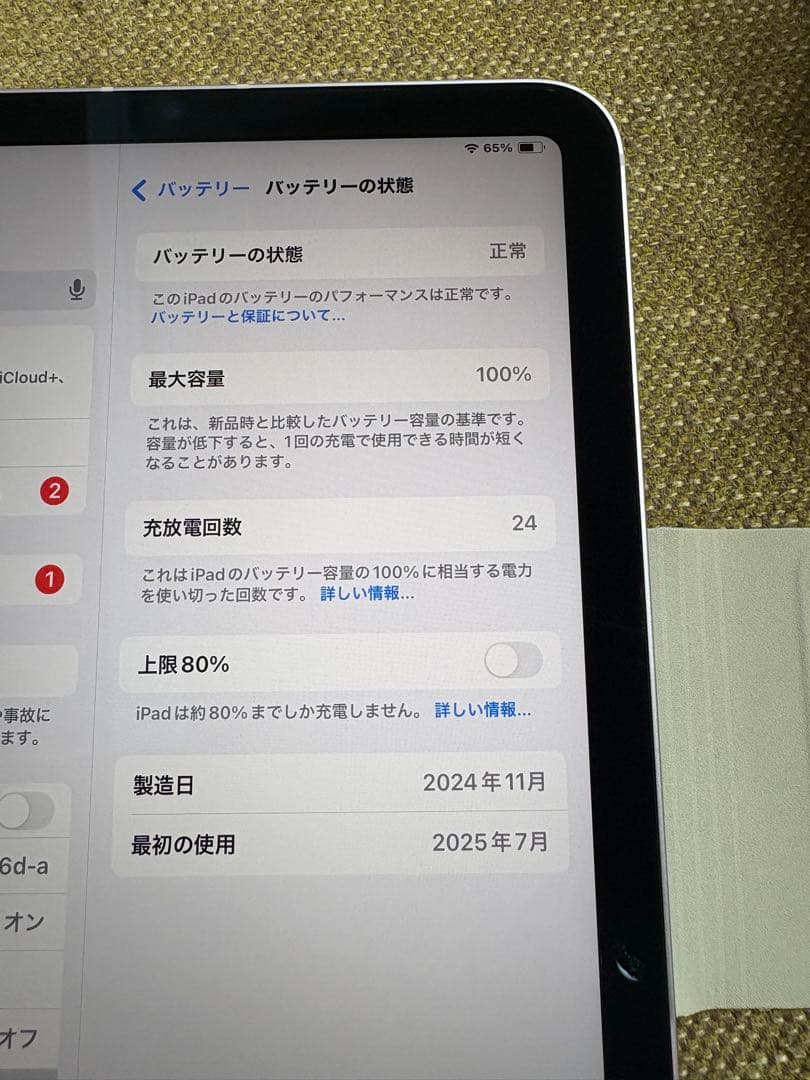 iPad mini 第7世代+Cellular Pencil Pro＋ケース