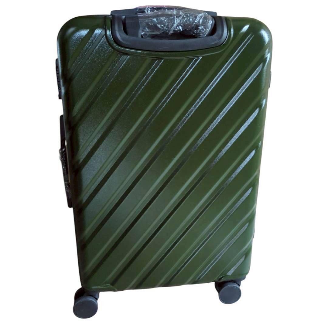 スーツケース 【Ｌ】 グリーン キャリー 拡張機能付 大容量 静音キャスター