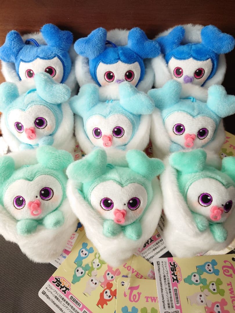 【GiGO限定】TWICE おくるみマスコット　3種9点セット　まとめ売り