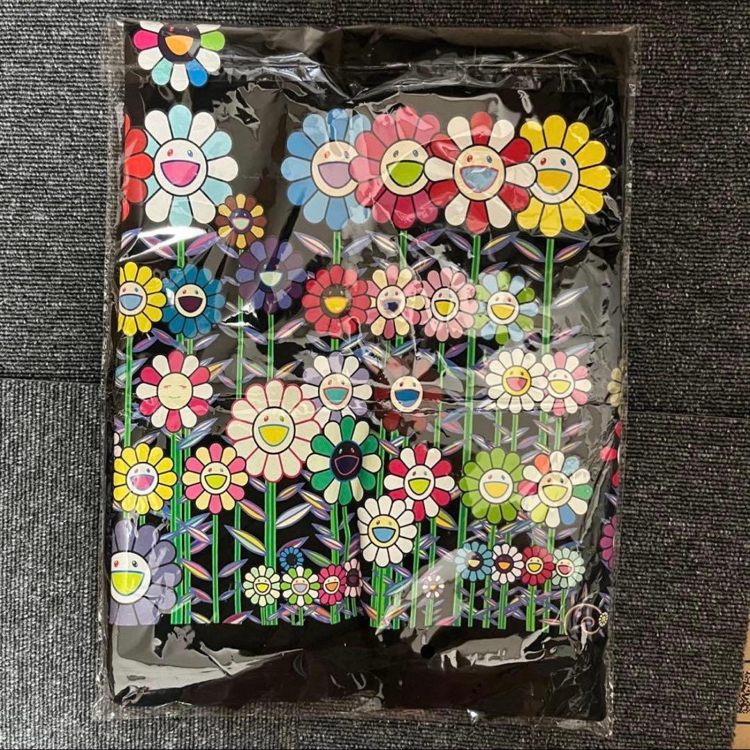 Goodkawa 村上隆半袖Tシャツ 金色の空の夏のお花畑 XLサイズ