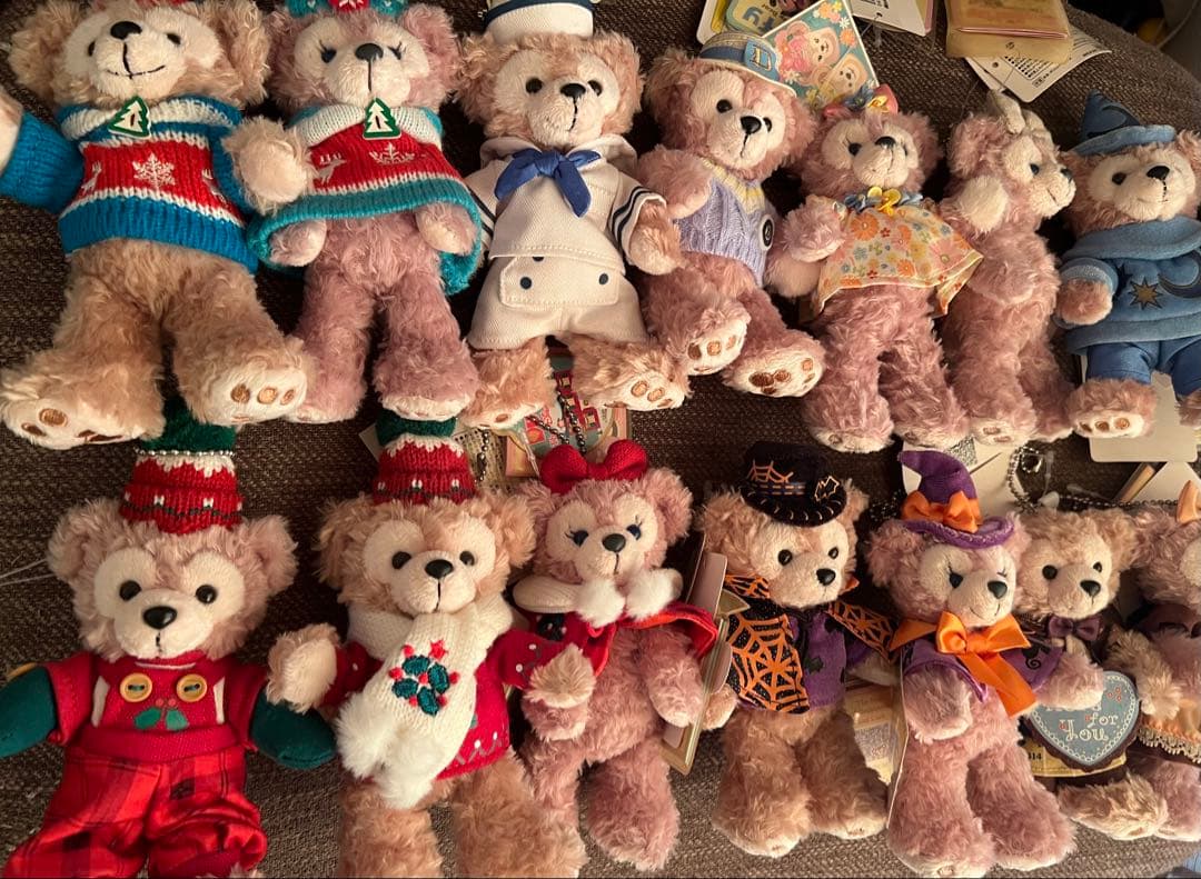 ダッフィー　シェリーメイ　ぬいばまとめ売り15体