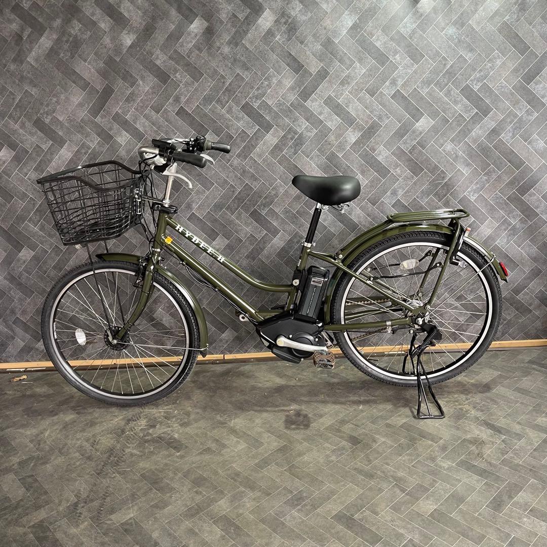 送料無料条件付電動アシスト自転車 26インチHYDEE.II バッテリー12.3