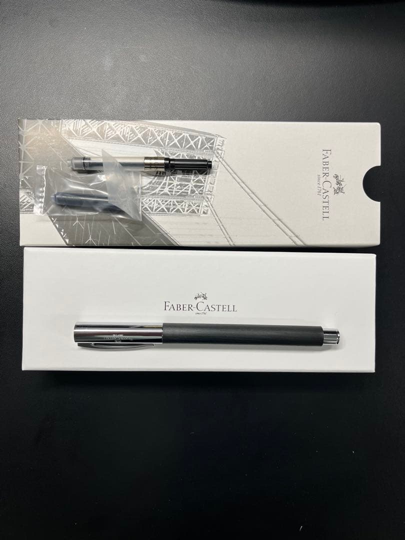 【超美品】ファーバーカステル　万年筆　アンビション　レジン　EF