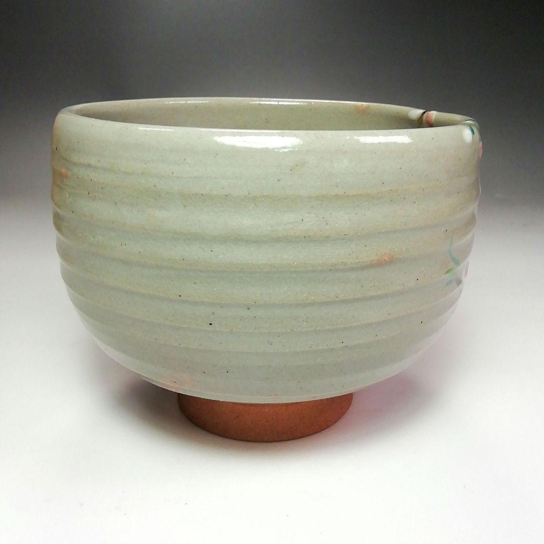 Ｓ３８５　茶碗　『乾山　桃　茶碗』『三代目　加藤利昇作』　共箱　抹茶碗　茶道具