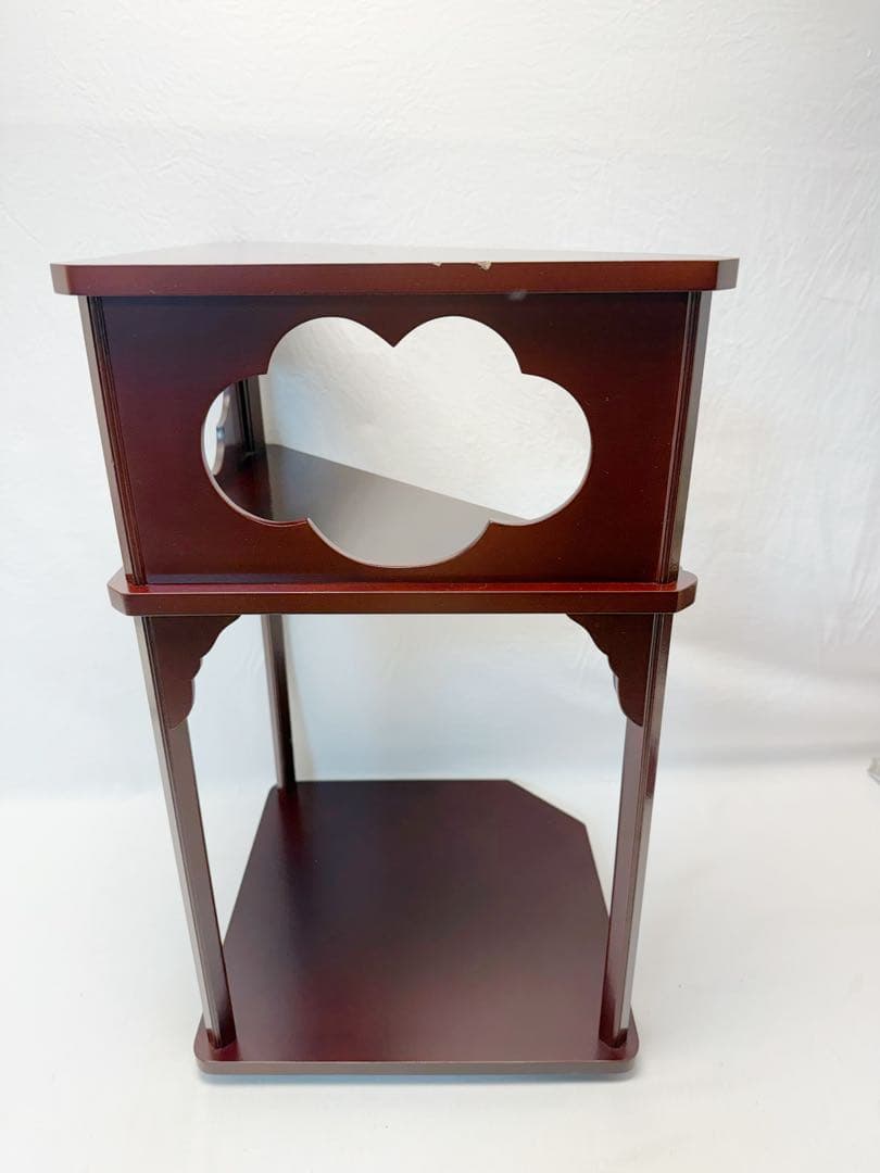 美品 茶道具 好文棚 惺斎好写 溜塗 茶棚 元箱