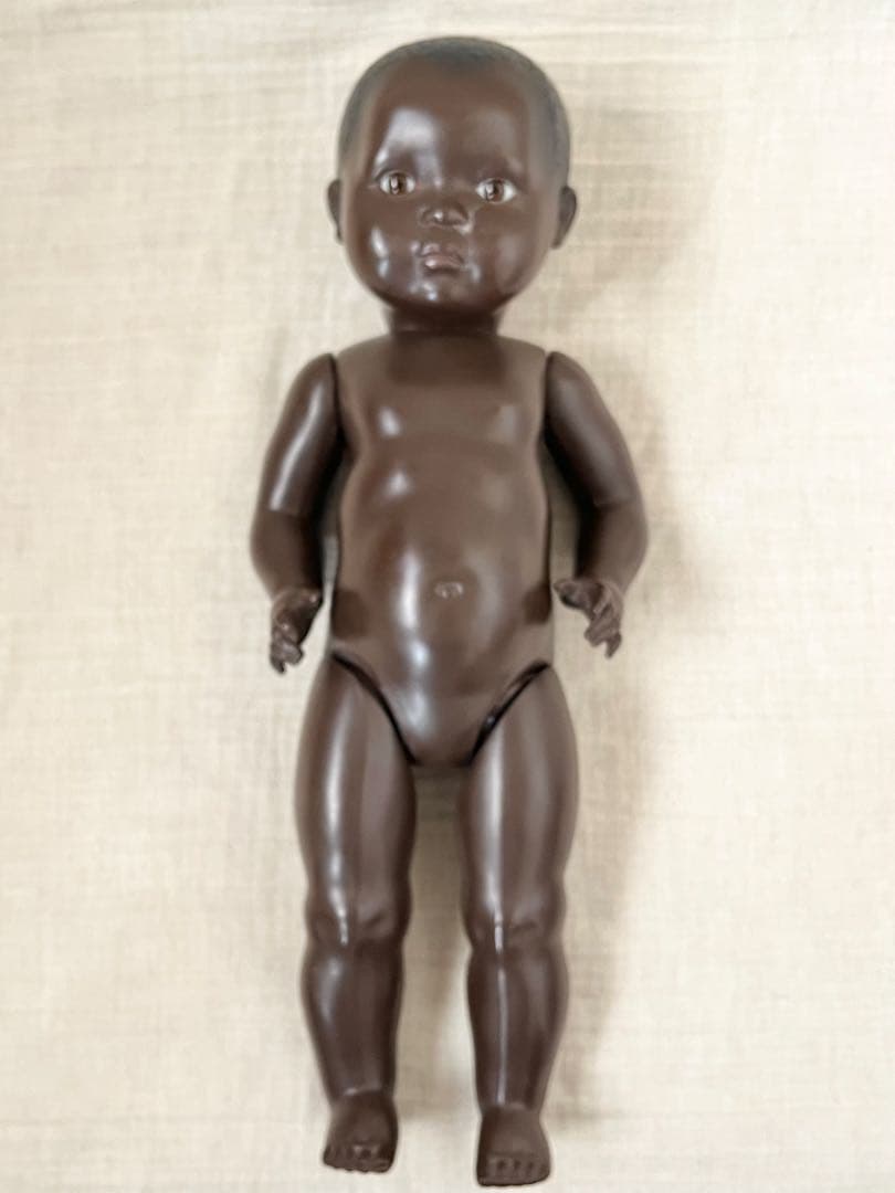 ドイツアンティークヴィンテージブラック褐色肌ドール人形ビスクドールベビーレトロ
