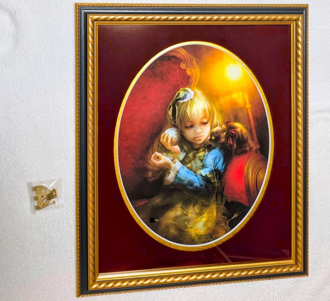 SHU　版画　キティとアリス