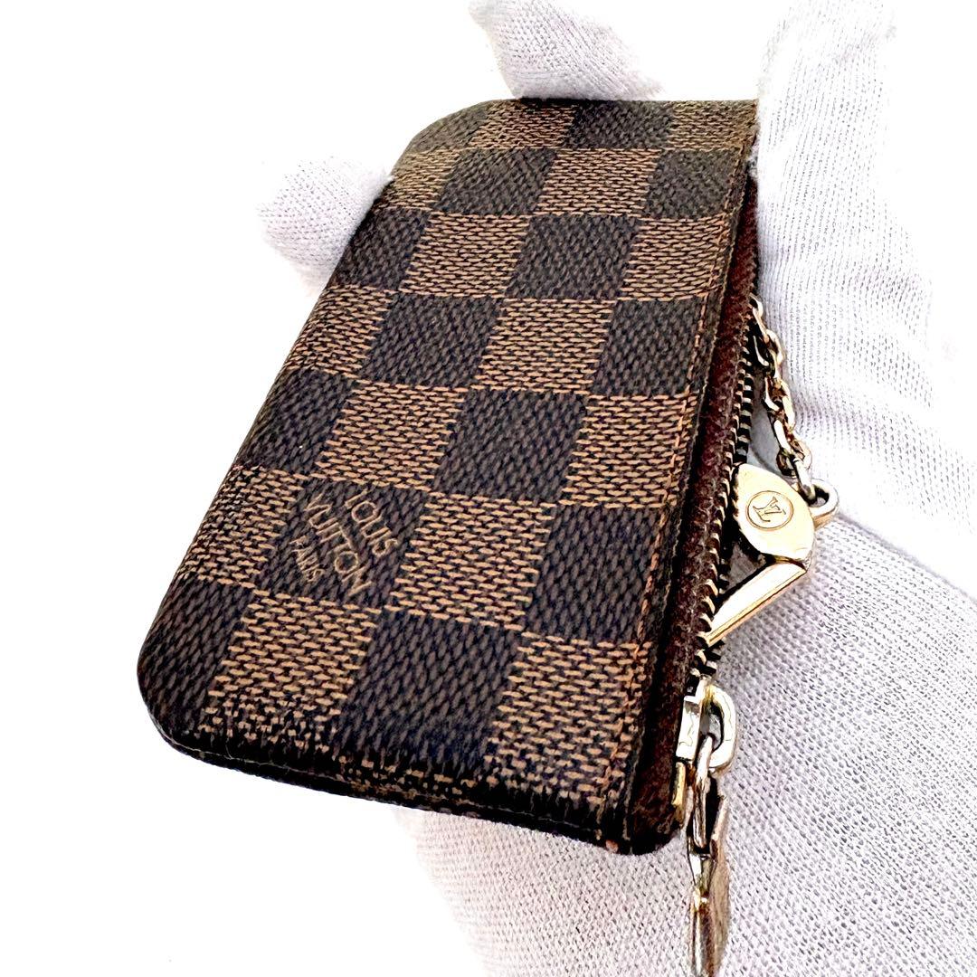 【鑑定済み】ルイ ヴィトン ポシェット クレ ダミエ 小銭入れ ケース