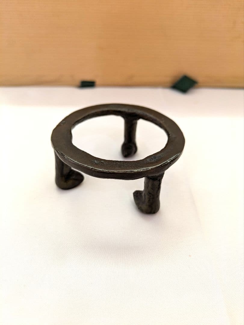 値下げ　茶道具　唐銅　七種蓋置　「金谷浄雲」