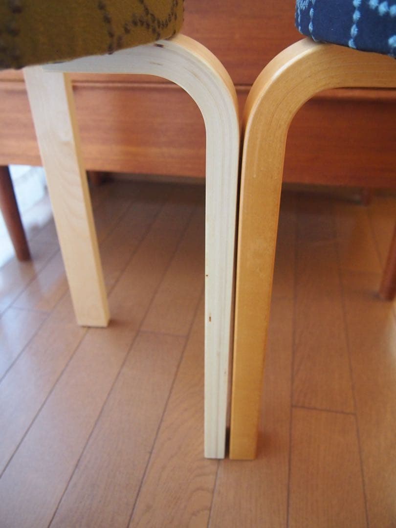 tamtamさん専用 ミナペルホネン ハンドメイド 丸スツール 2脚セット 生地