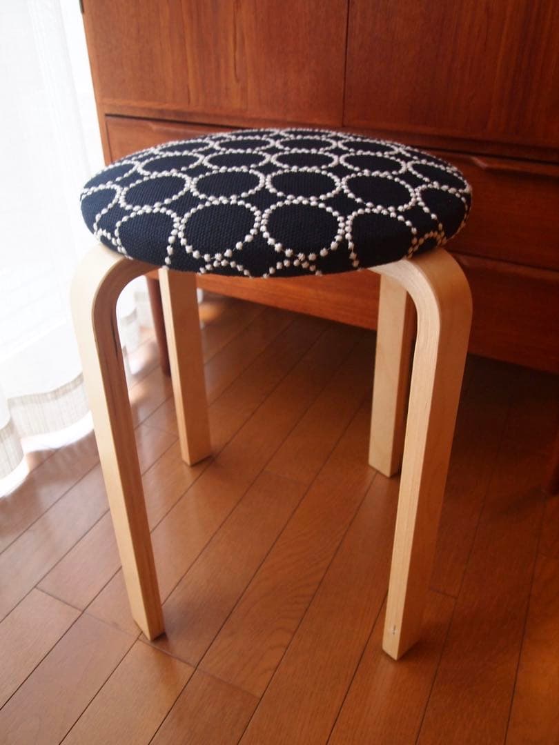 tamtamさん専用 ミナペルホネン ハンドメイド 丸スツール 2脚セット 生地