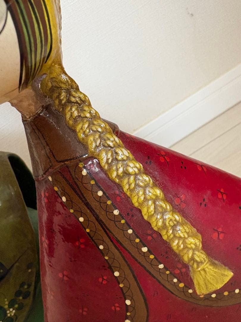 【セルメル】メキシコ民芸ドール姉妹アンティークベーパーマシェ張子1970年代