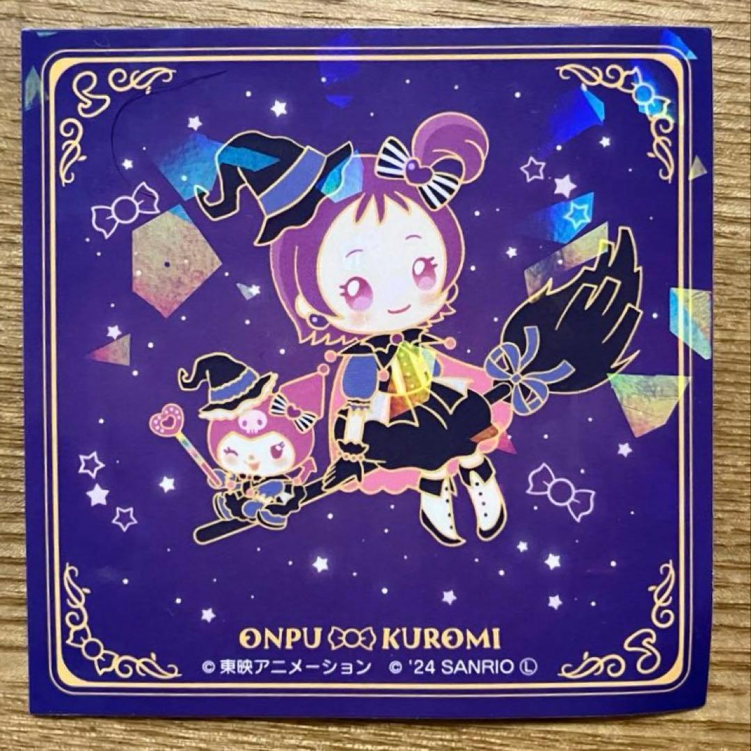 131 おジャ魔女どれみ　 ステッカー　おんぷちゃん　クロミ　サンリオ