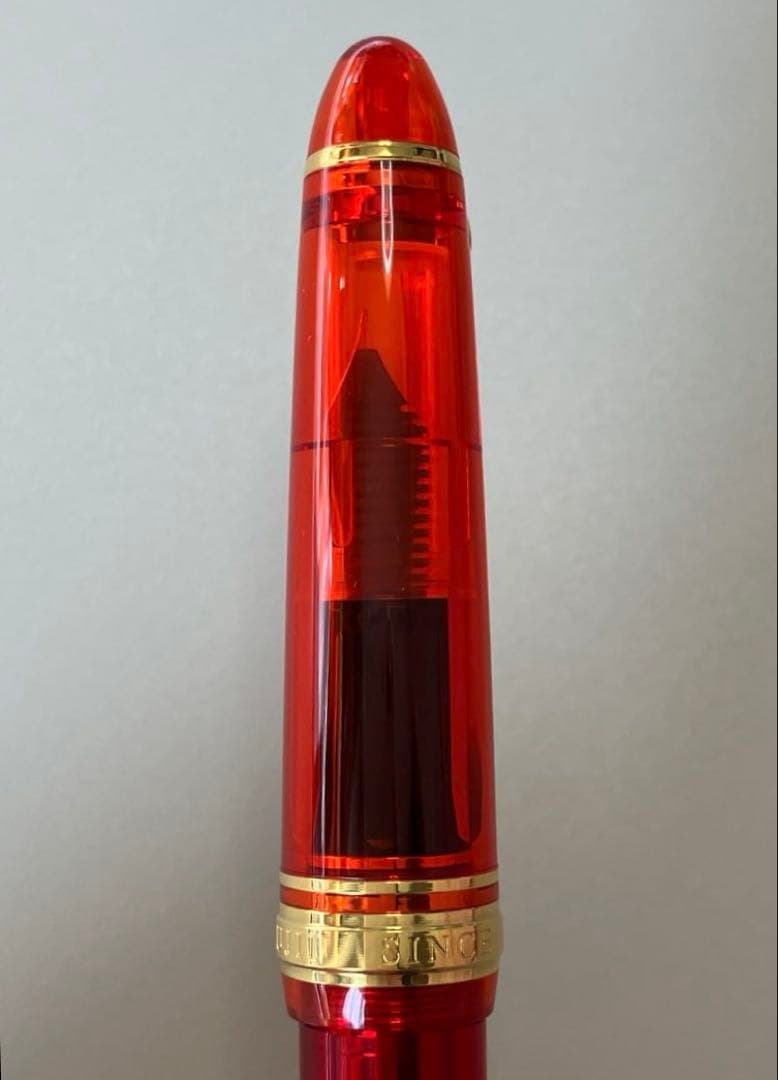 大丸藤井セントラル　オリジナル万年筆　北の彩景事典　夕茜街道　F(細字)