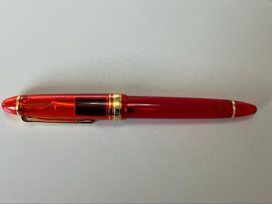 大丸藤井セントラル　オリジナル万年筆　北の彩景事典　夕茜街道　F(細字)