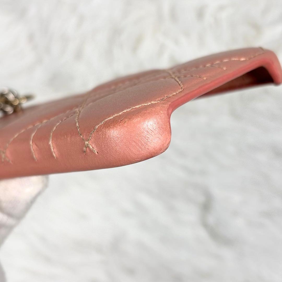 Dior iPhone iPhone ケース ピンク LadyDior チャーム