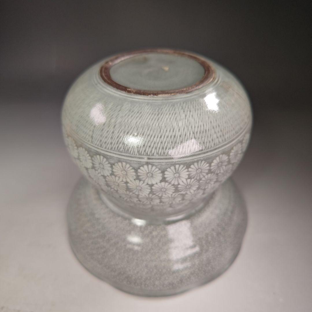 イ861 水指『森里陶楽造』『礼賓手砂金袋　水指　共箱』茶道具