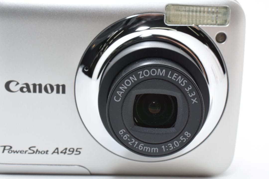 【極美品】Canon PowerShot A495 シルバー　新品級！