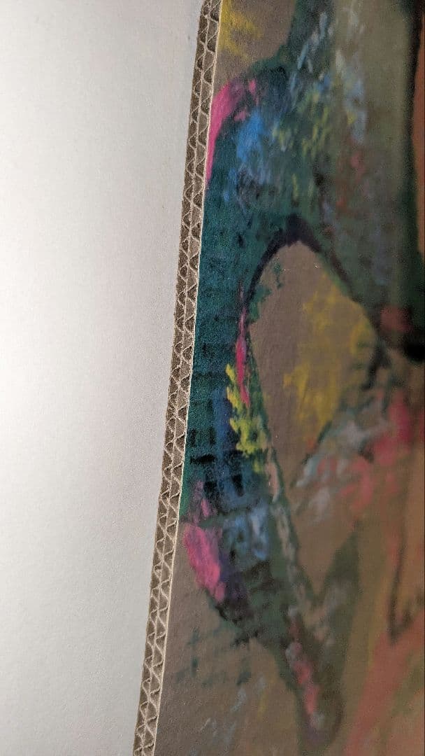 ロッカクアヤコ ダンボール アート作品 サイン有り