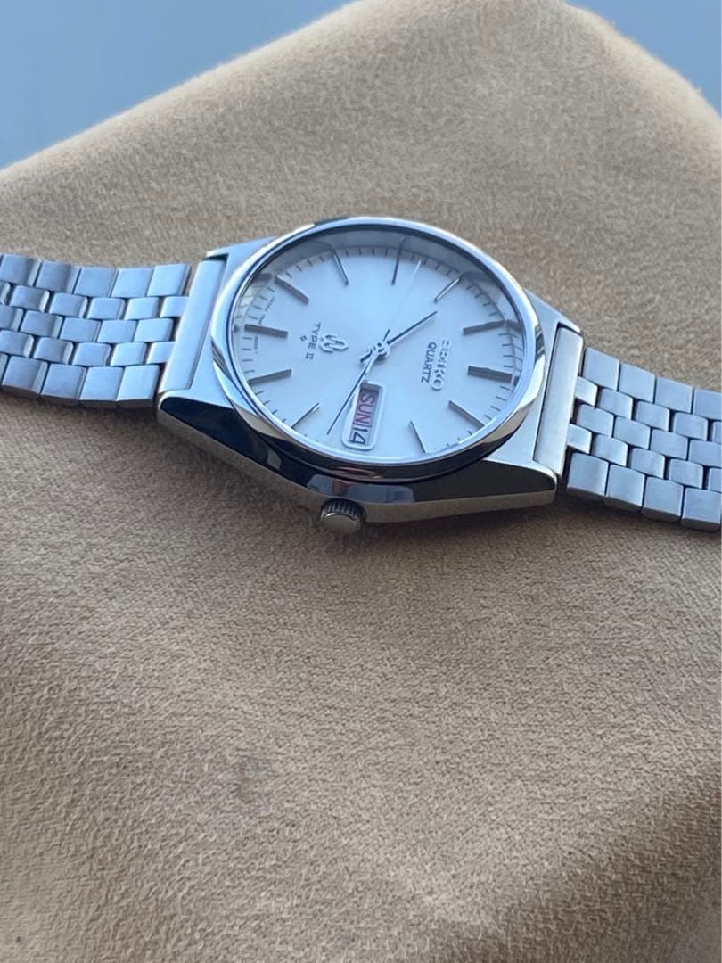 セイコーSEIKOタイプ２　電池新品　美品　稼働品