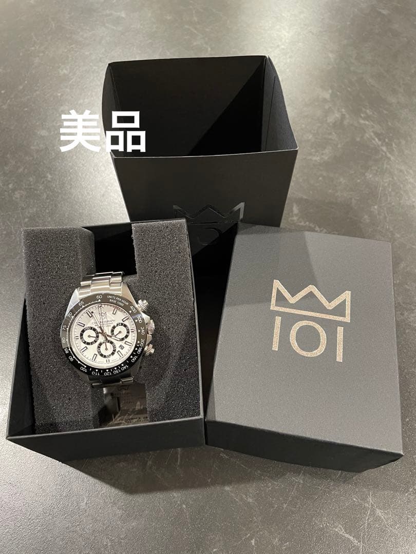 値下げ 美品 101 ヒャクイチ 腕時計 クロノグラフ クオーツ ダイバーズ