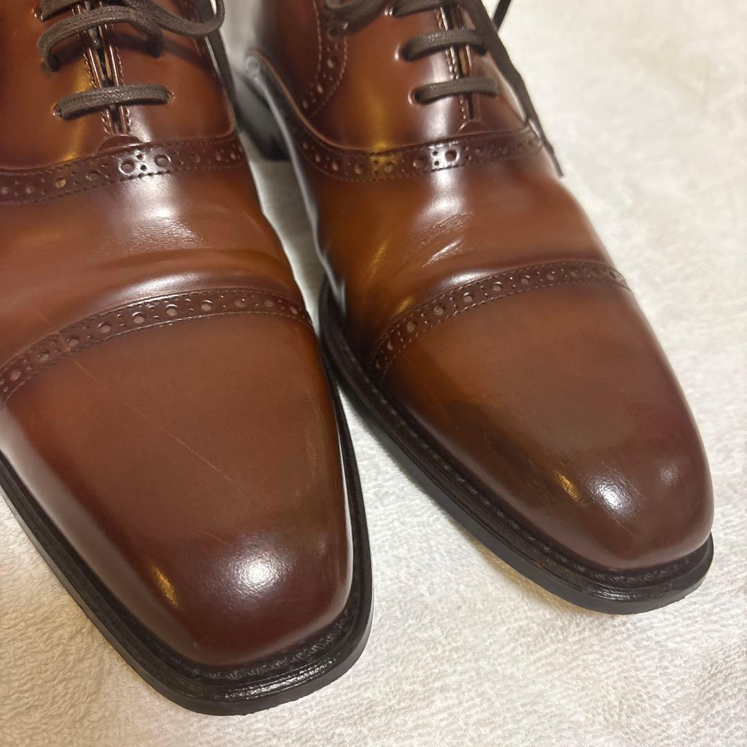かか【美品】25cm リーガル　茶色ビジネスシューズ　122R REGAL