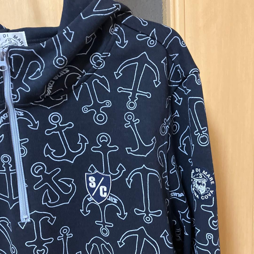 新品未使用品 シナコバメンズ 2024秋冬新作 シナコバハーフジップパーカー