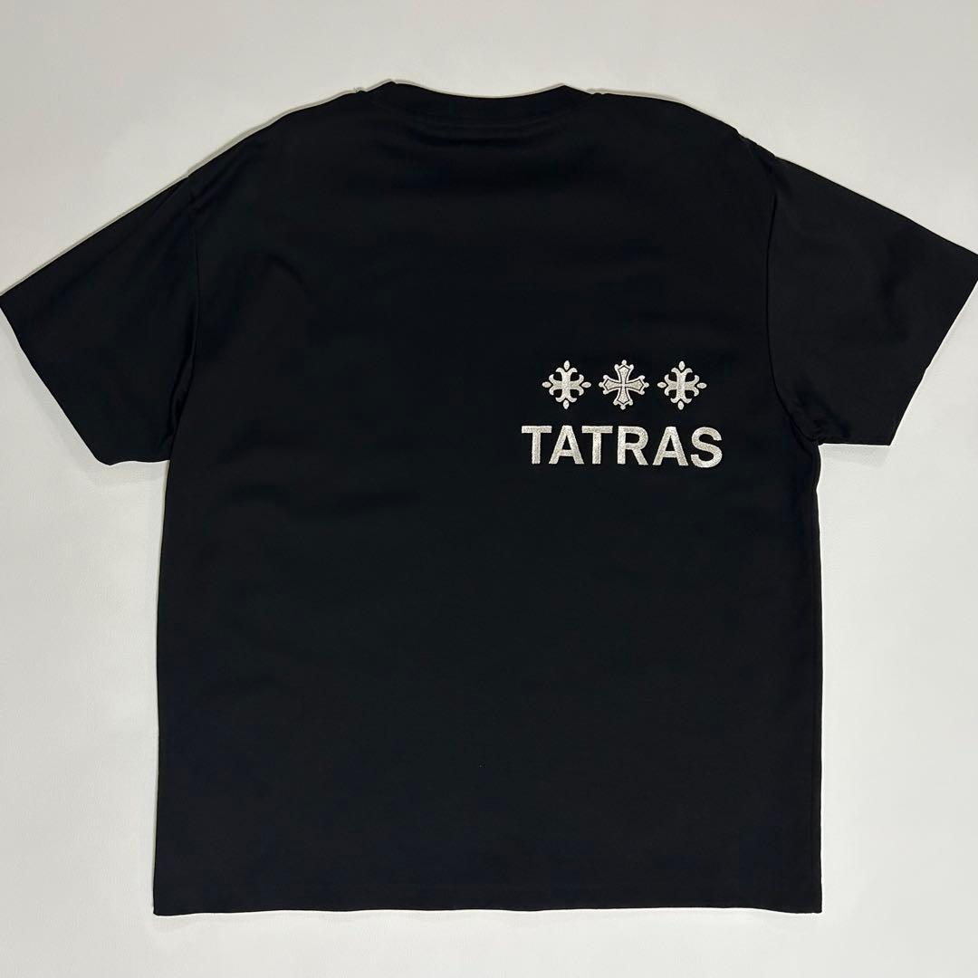 美品 TATRAS タトラス ロゴ 刺繍 半袖 Tシャツ カットソー M相当