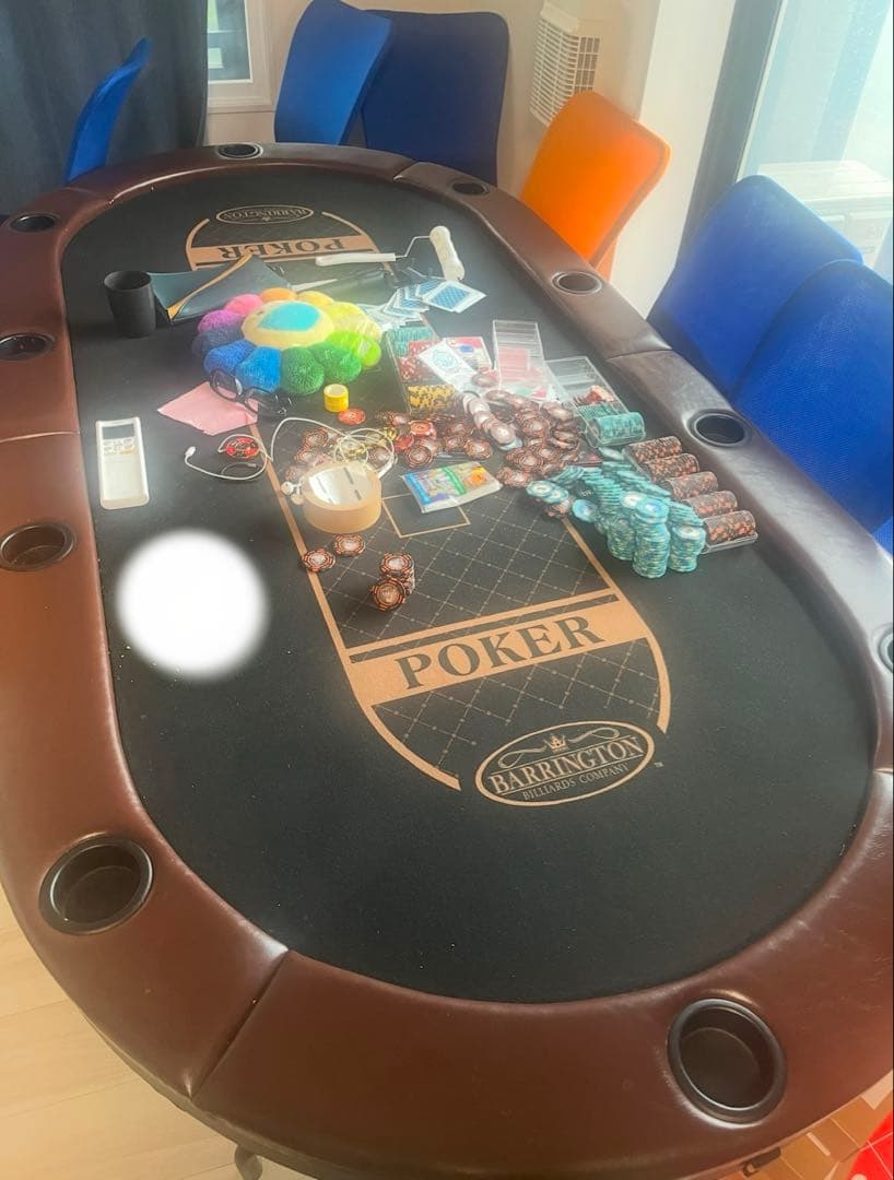 ポーカーテーブル チップ セット