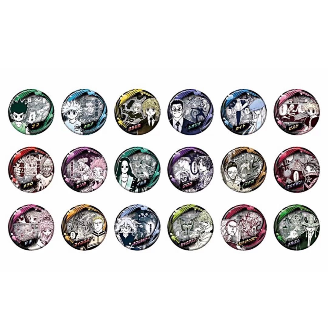 ハンターハンター コレクション缶バッジ ABILITIES 未開封10点セット