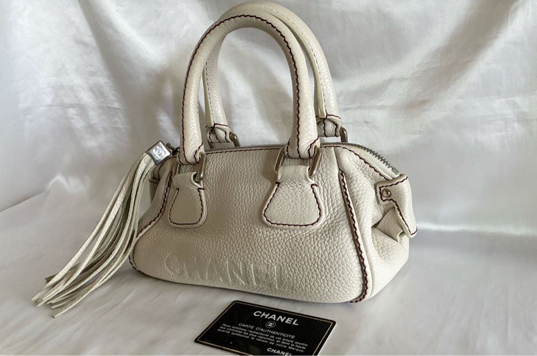 マーチ 様♡CHANEL キャビアスキン　フリンジ ハンドバッグ