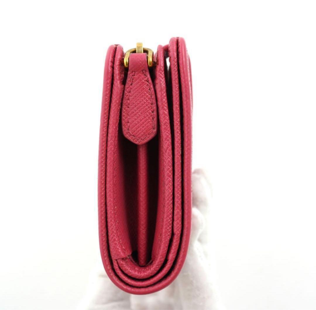 ✨新品未使用・箱付き✨　PRADA ミニ財布　サフィアーノレザー　L字ファスナー