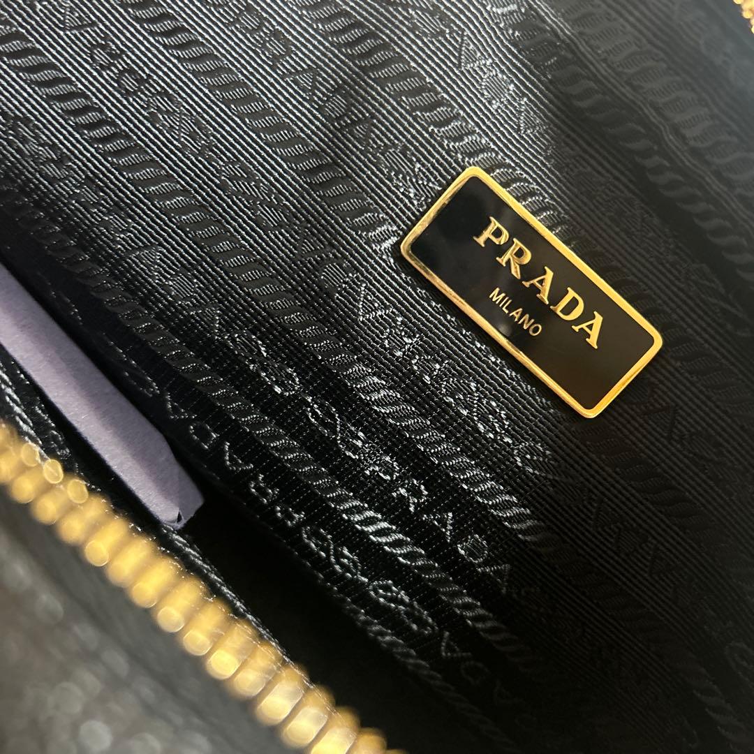 M‼️PRADAプラダ　ダブルジップ　ショルダーバッグ
