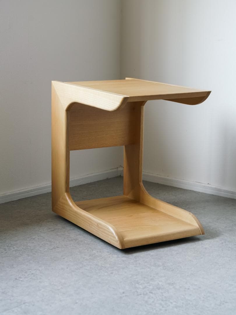 【asphalt】 STORK SIDE-TABLE キャスターテーブル