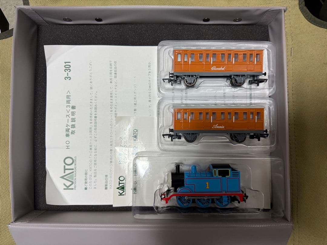 BACKMANN （HOゲージ）機関車トーマス　アニー　クララベル セット
