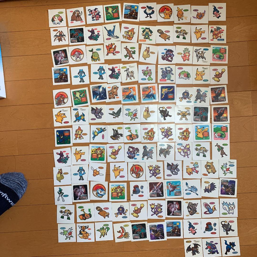 10年前のポケモンパンに付属したシール 123枚